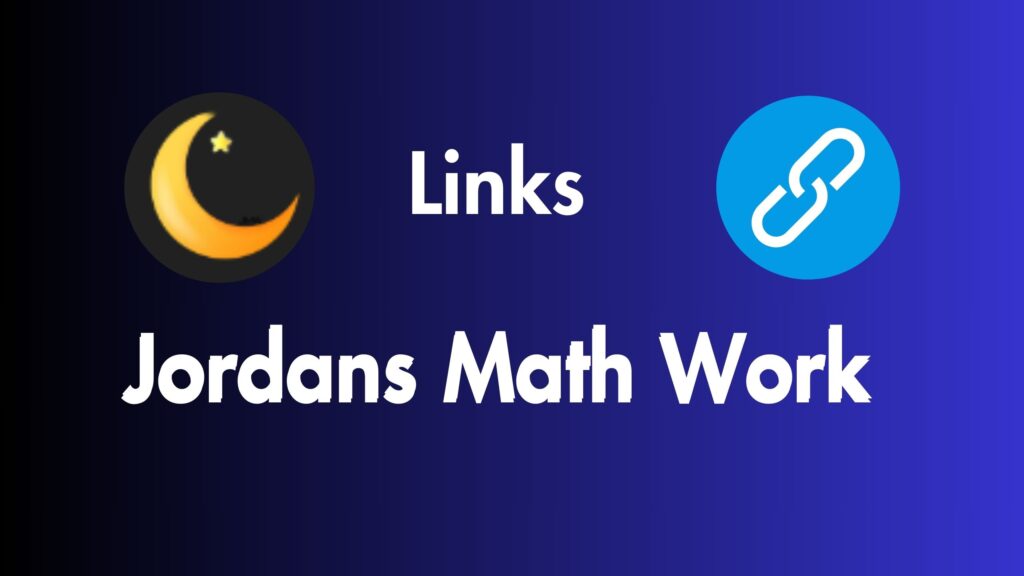 Jordans Math Work