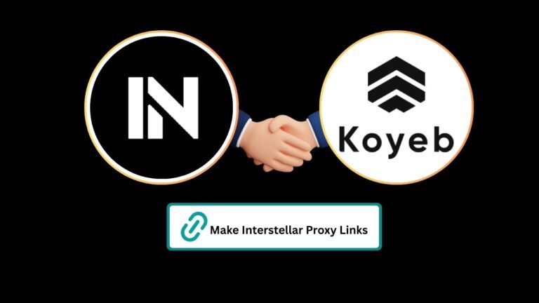 How to Make Interstellar Links Using Koyeb